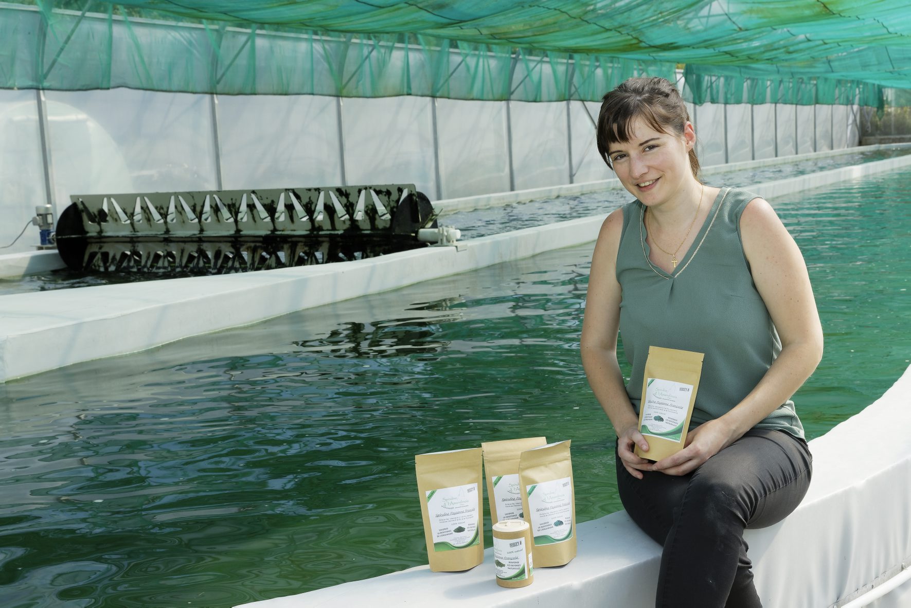 Spiruline paysanne. Aurore BULION Spiruline paysanne.