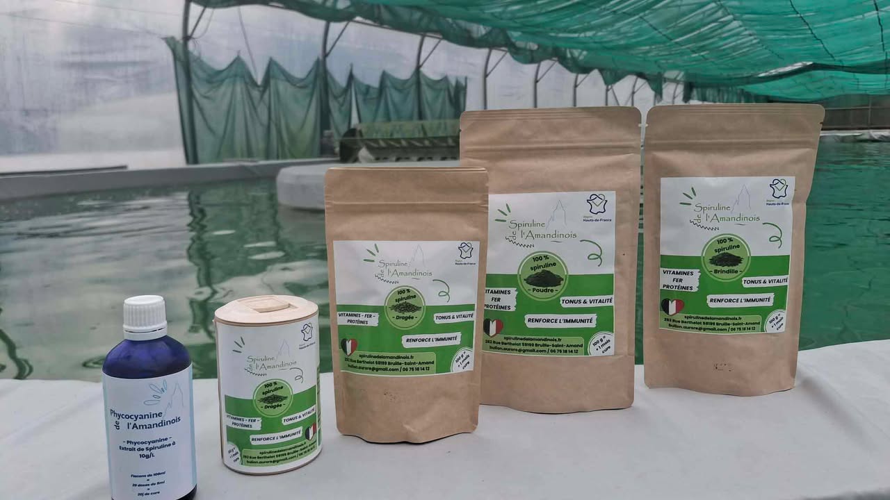Présentation paquet de spiruline